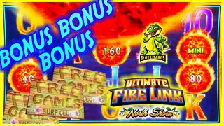 WE ARE ON FIRE! BONUS BONUS BONUS BIG WIN! Ultimate Fire Link North Shore Slot
