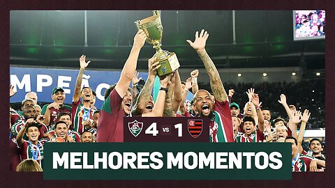 BICAMPEÃO CARIOCA!!! | FLUMINENSE 4 X 1 FLAMENGO | CAMPEÃO CARIOCA 2023 | MELHORES MOMENTOS