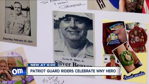 Patriot Guard Riders celebrate a Lancaster hero