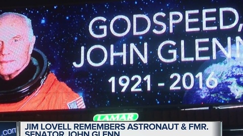 Jim Lovell remembers astronaut and former Sen. John Glenn