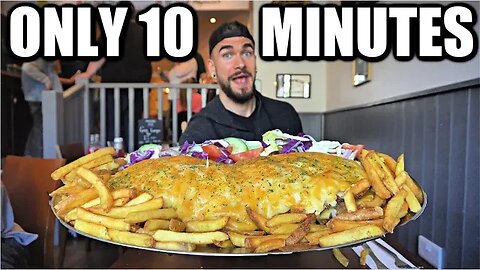 GET £100 FOR A NEW RECORD - INSANE ENGLISH FRIED CHICKEN CHALLENGE (Chicken Parmo Challenge)