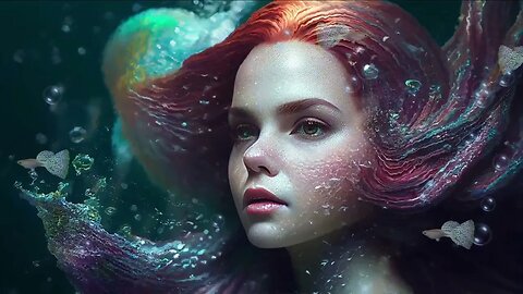 Mermaid Fish Beautiful Wallpaper - No Copyright Video