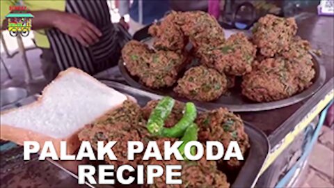 Palak Pakoda Recipe