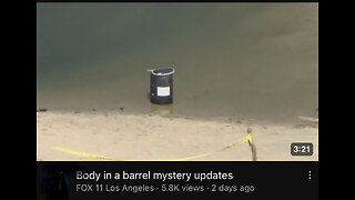 update on body in a barrel