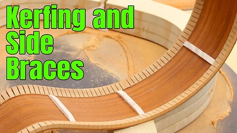 Installing Kerfing an Side Braces | Building an Acoustic Guitar