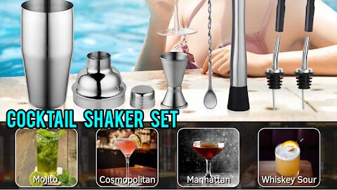 cocktail shaker set |how to use cocktail shaker set |#recipe |susantha 11| #Shorts