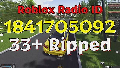 Ripped Roblox Radio Codes/IDs