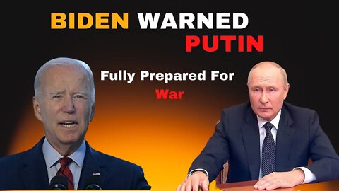 Biden warns Putin not to misunderstand him in new youtube video | #shorts #putin #war