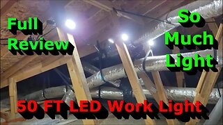 So Much Light! - 50 ft LED String Work Lights - Full Review
