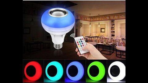 Magic bulb 💡🪄|| Bluetooth connected bulb with speaker unboxing #unboxing #unboxingvideo #trending