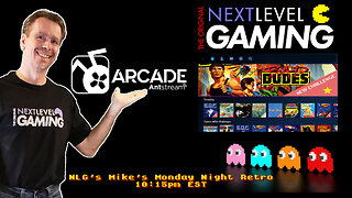 NLG Live w/Mike: Antstream Saturday Night at the Arcade!