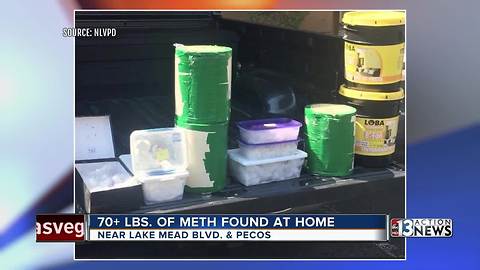 Major meth drug bust in North Las Vegas