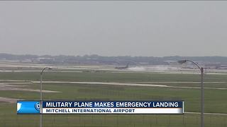 Mitchell International Airport reopens after military plane emergency landing