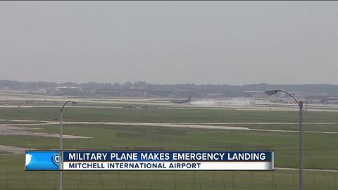 Mitchell International Airport reopens after military plane emergency landing