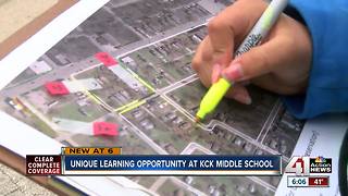 Middle schoolers conduct neighborhood audit to better community