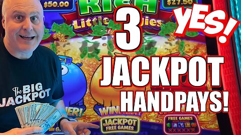 $150/SPIN BONUS JACKPOT & IT HAPPENED THREE TIMES!!!