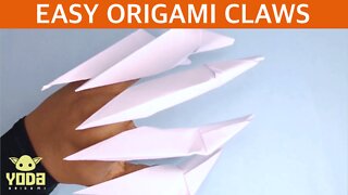 How To Make an Origami Claws - Easy And Step By Step Tutorial