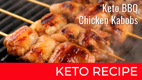 Keto BBQ Chicken Kabobs | Keto Diet Recipes