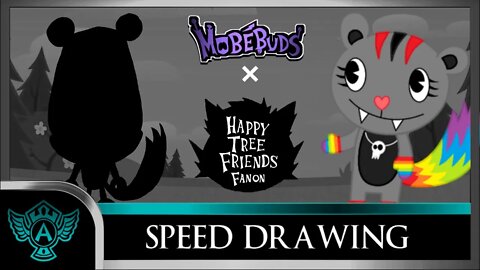 Speed Drawing: Happy Tree Friends Fanon - Ambrosia | Mobebuds Style