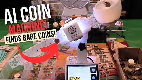 ERROR Coin Machine finds RARE Coins For YOU! Robo Coin Ai