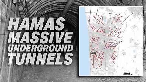 HAMAS' MASSIVE TUNNELS UNDER GAZA STRIP EXPOSED, FUNDED BY TAXPAYERS' MONEY MEANT FOR RELIEF FUND