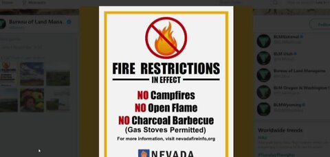 Fire restrictions in effect