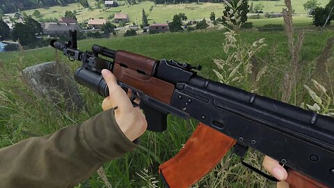 ARMA Reforger Testing AK-74 GP-25 on Building Full of Americans ULTRA Settings 1440p