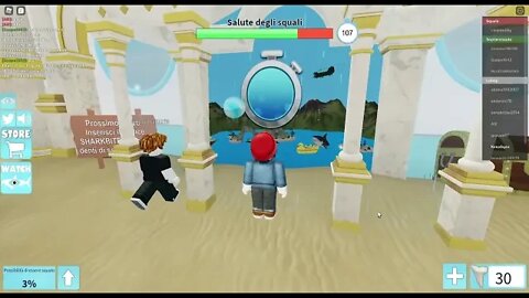 SCAPPIAMO DALLO SQUALO SU #roblox SURVIVAL ROBLOX