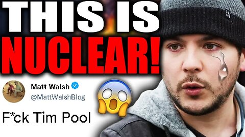 Tim Pool RESPONDS To Matt Walsh DESTROYING HIM And The Quartering! Tim Pool Might Be Going Insane