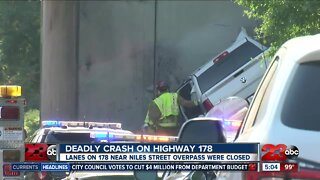 Deadly crash on Highway 178 Tuesday morning