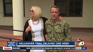 Trial for accused Navy SEAL delayed for one week