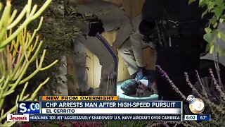 Driver who led chase found hiding under car, arrested
