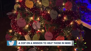 Avon police officer helping those in need inside and outside of patrol car
