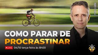 Como Parar De Procrastinar: Aprenda A Vencer A Procrastinação - Líder de Elite LIVE #025