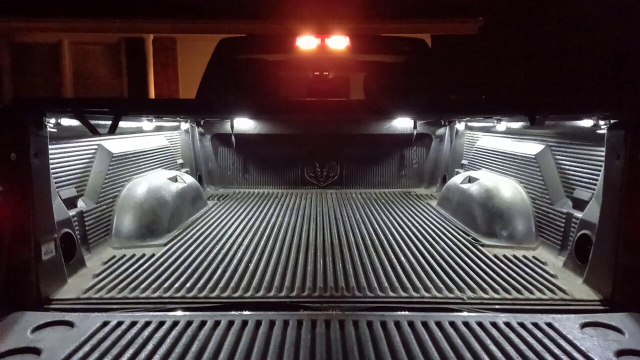 Bed Light Install 2017 RAM 1500