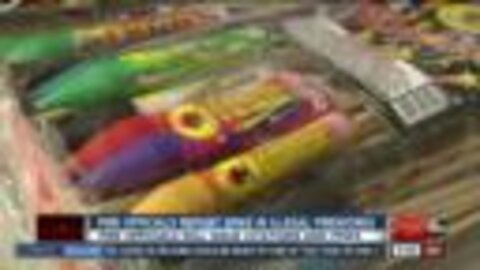 Fire officials reporting spike of illegal fireworks in Kern County