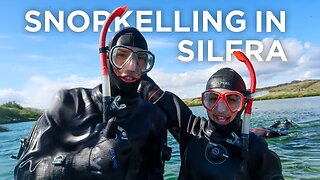 Snorkelling between continental plates in Silfra | Iceland Ring Road Trip (Day 9)