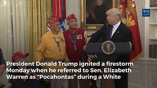 Trump Sparks Firestorm for Calling Elizabeth Warren 'Pocahontas,' Now Huckabee Has a Question for Disney President