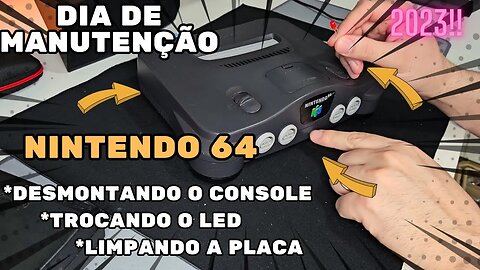 Nintendo 64 - Manutenção e Troca de LED de Power | Faça Você Mesmo!