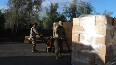 03/16/2021 AZNG continues to support local community food banks across Arizona