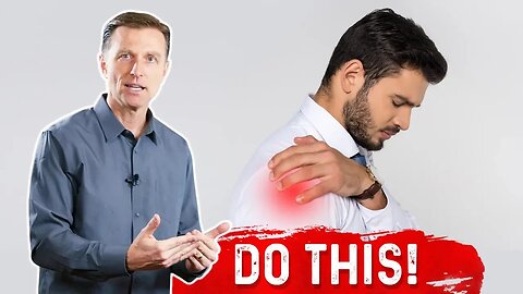 How to Rid Pain Coming From the Top Of Your Shoulder – Dr.Berg on Simple Stretch For Shoulder Pain