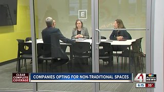 Companies option for non-traditional work spaces