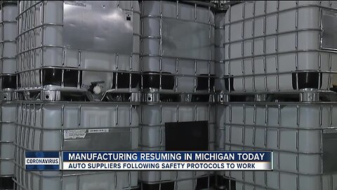 Auto suppliers following safety protocols after going back to work