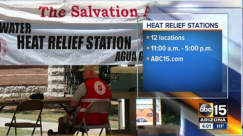 Salvation Army hydration and cooling stations helping thousands across the Valley survive the heat