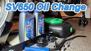 Suzuki SV650 2004 - Oil Change Tutorial