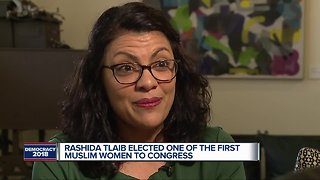 Rashida Tlaib elected on of the first Muslim women to Congress