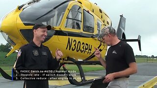 FADEC Response Check - Maintenance Procedure - EC135 Helicopter