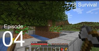 Minecraft 1.18 Survival Let's Play - Tree Farm!