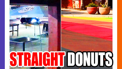 Police Seeking Man Who Did Donuts On Rainbow Paint