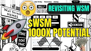 $13 Million and Counting | Wall Street Memes crypto on 🔥🔥. Revisiting WSM Coin